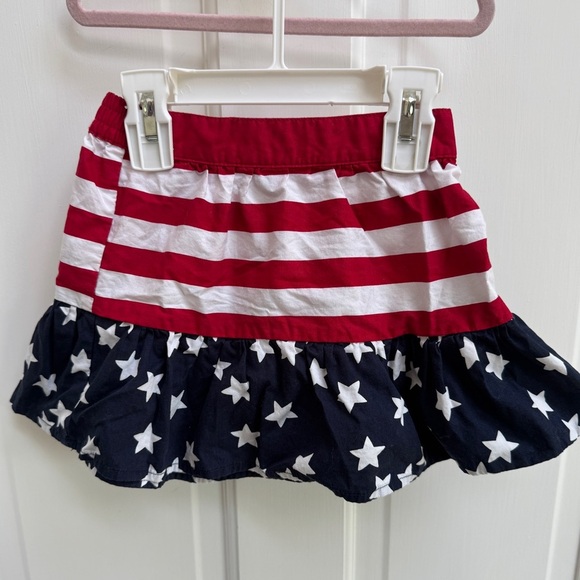 NWOT Gymboree 3T Girls Red White & Blue Patriotic 4th of July Skirt - Picture 1 of 5